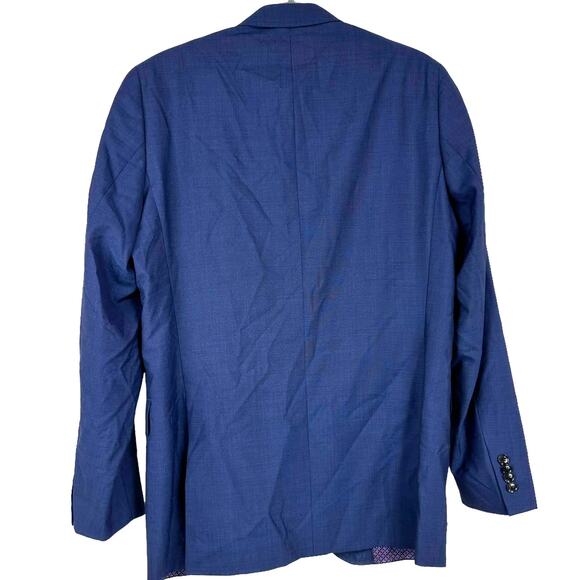 Ted Baker NWT Endurance Jarrow SPJ Blue Men's Size 40L Blazer 100% Wool 2 Button - Picture 2 of 9